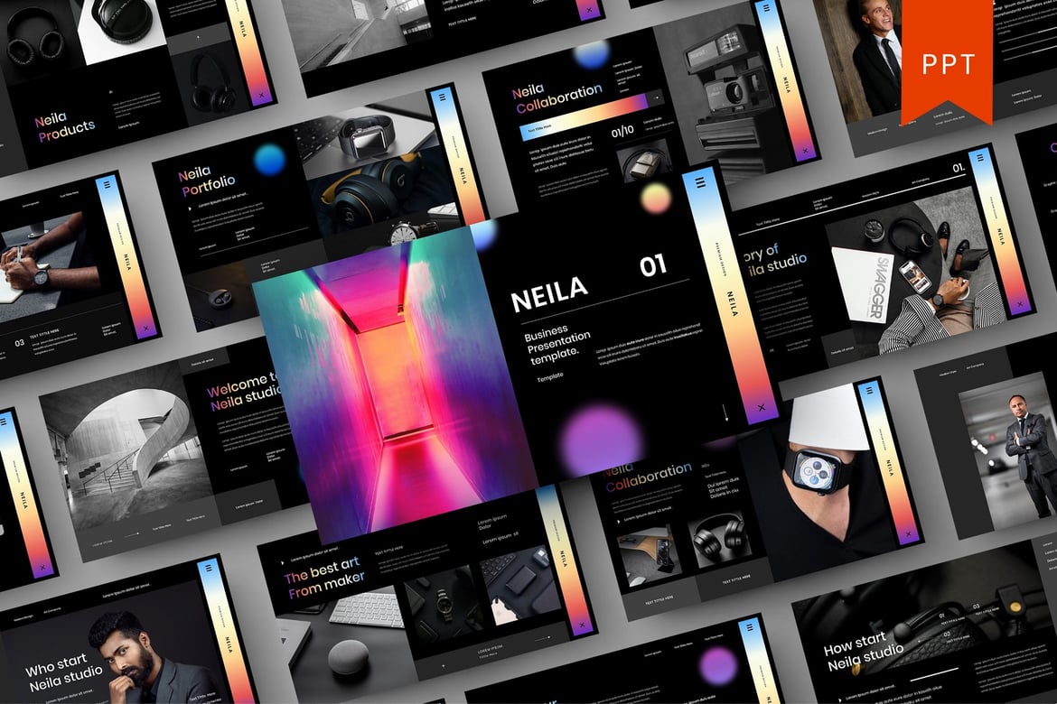 Neila – Template Presentasi PowerPoint Bisnis Modern