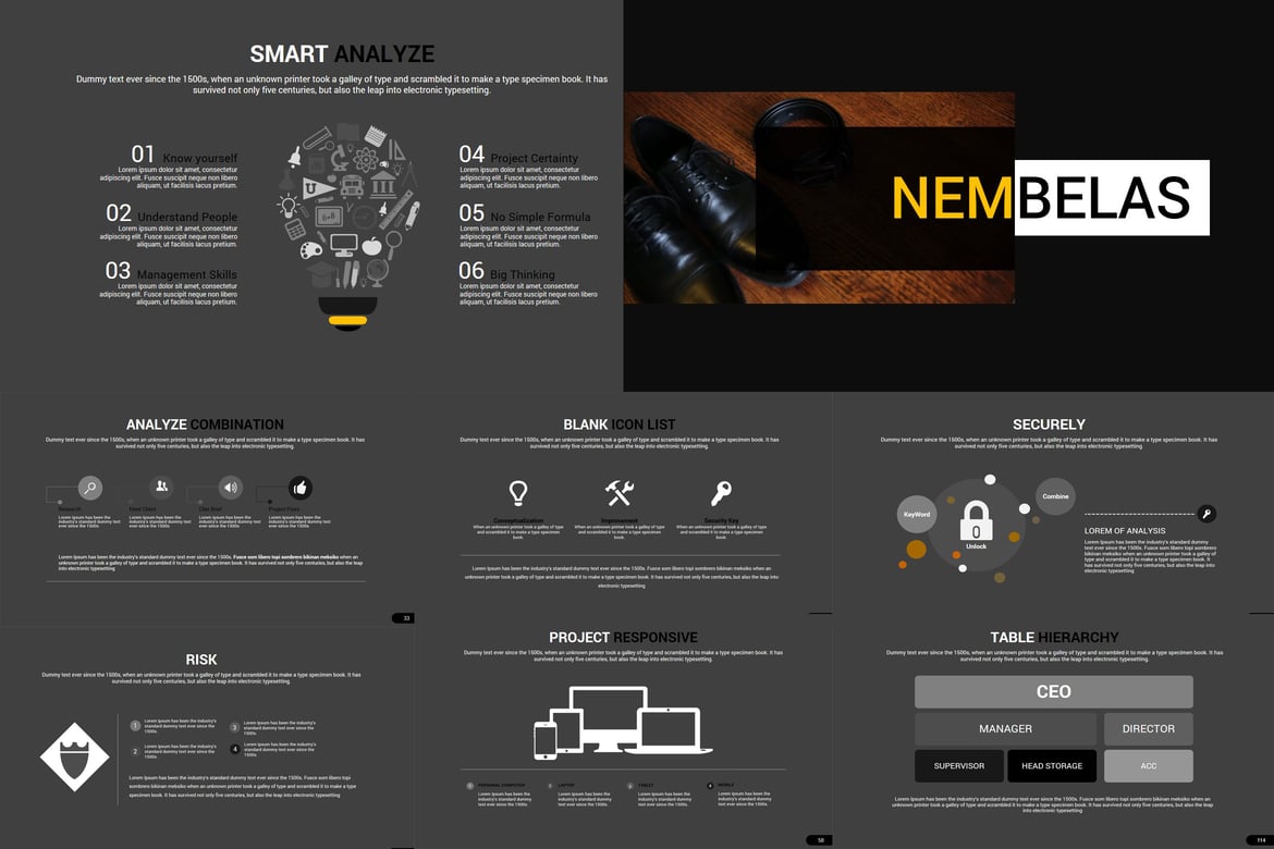 Template PowerPoint Nembelas - Solusi Presentasi Kreatif Anda