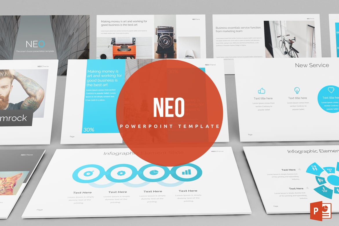 Template Powerpoint Neo yang Menawan dan Serbaguna