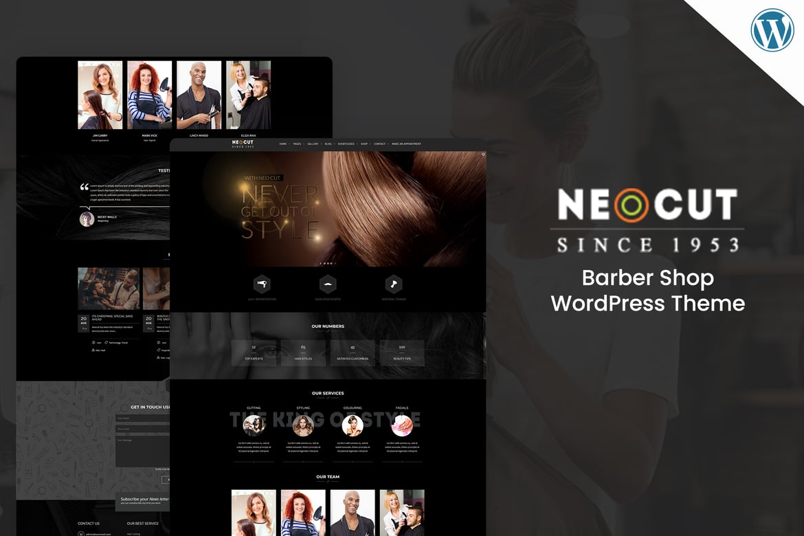 Tema WordPress Neo Salon | Solusi Kreatif untuk Salon dan Barbershop Anda