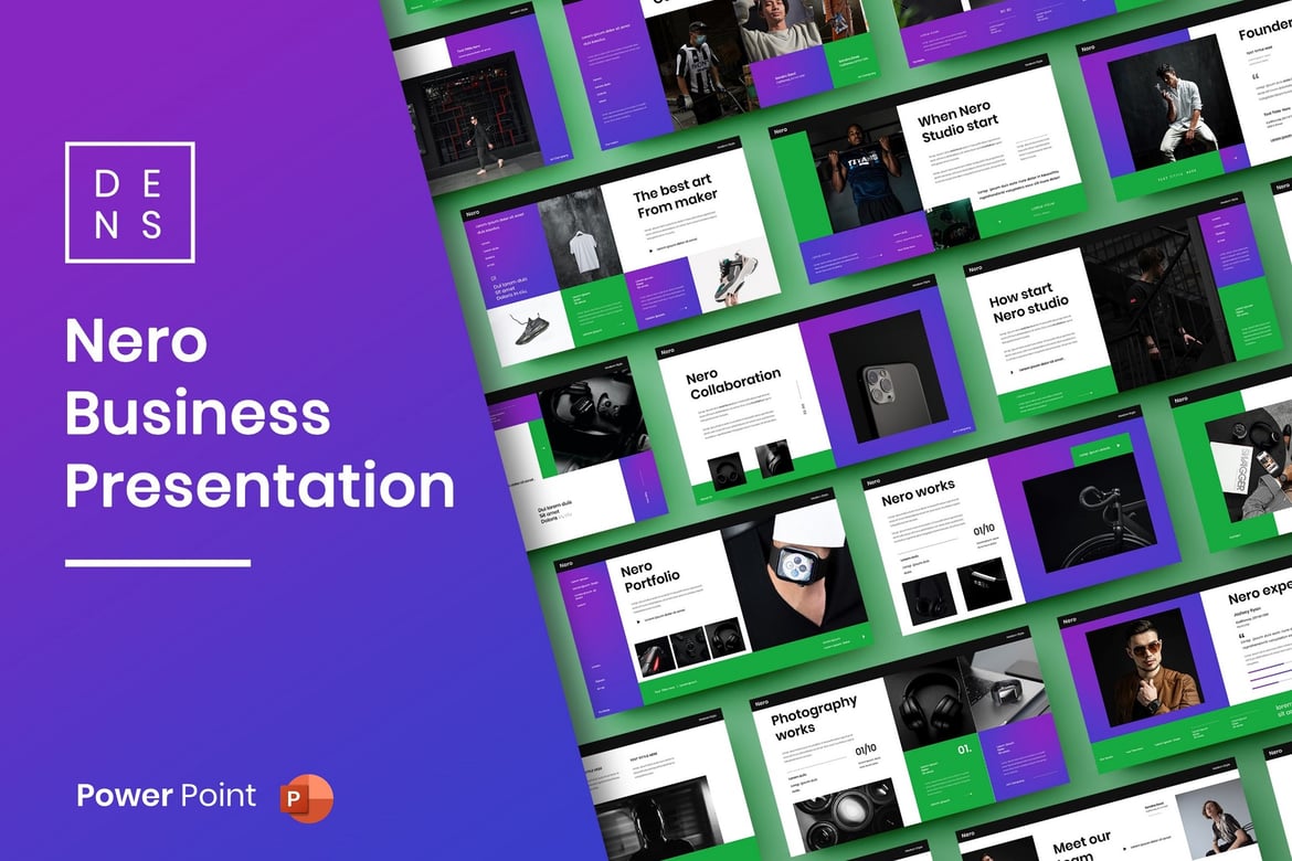 Nero – Template Presentasi Bisnis yang Menarik