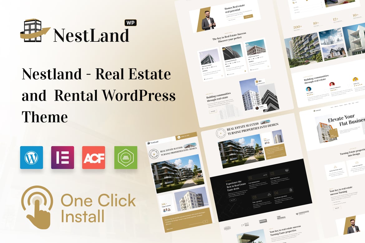 NestLand - Template Website Real Estate Modern dan Responsif