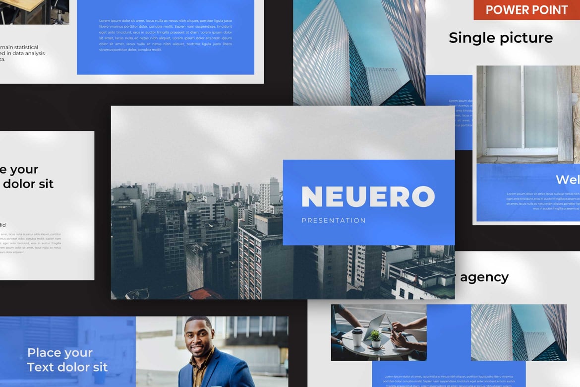Template PowerPoint Neuero - Solusi Presentasi Serbaguna