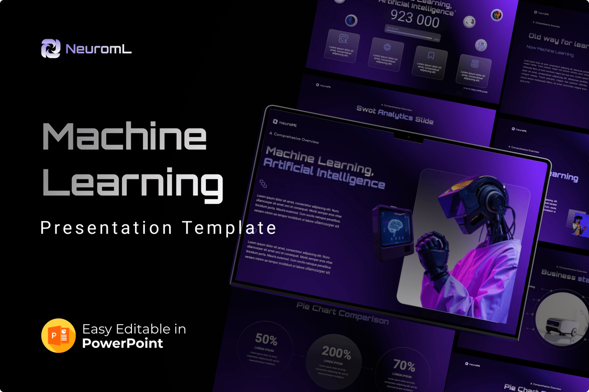Template Presentasi Machine Learning NeuroMi yang Menarik dan Profesional