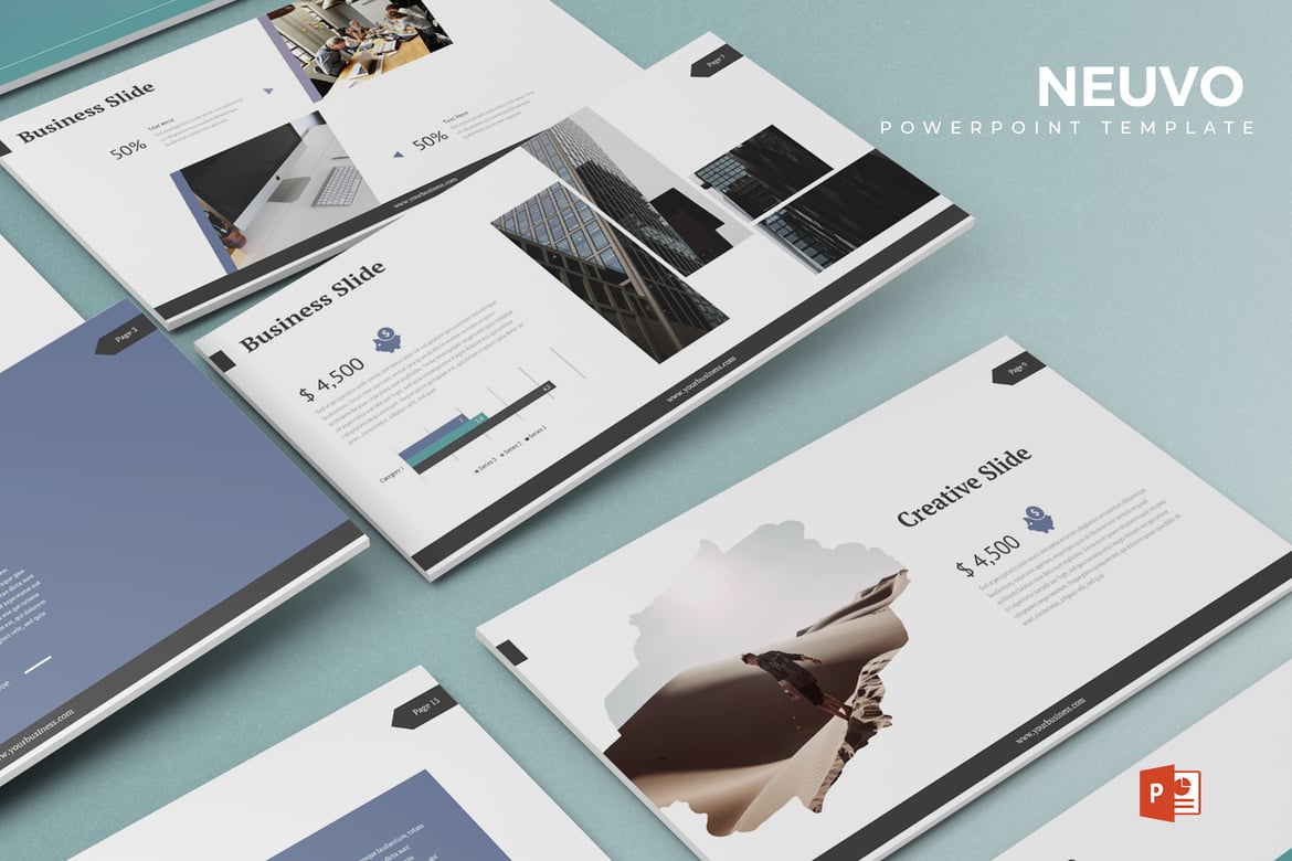Neuvo - Template PowerPoint Serba Guna yang Menarik