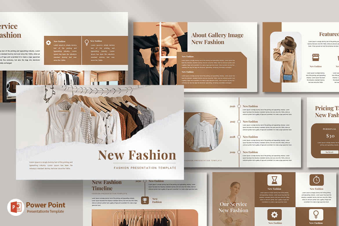 Template PowerPoint Fashion Terbaru yang Menarik