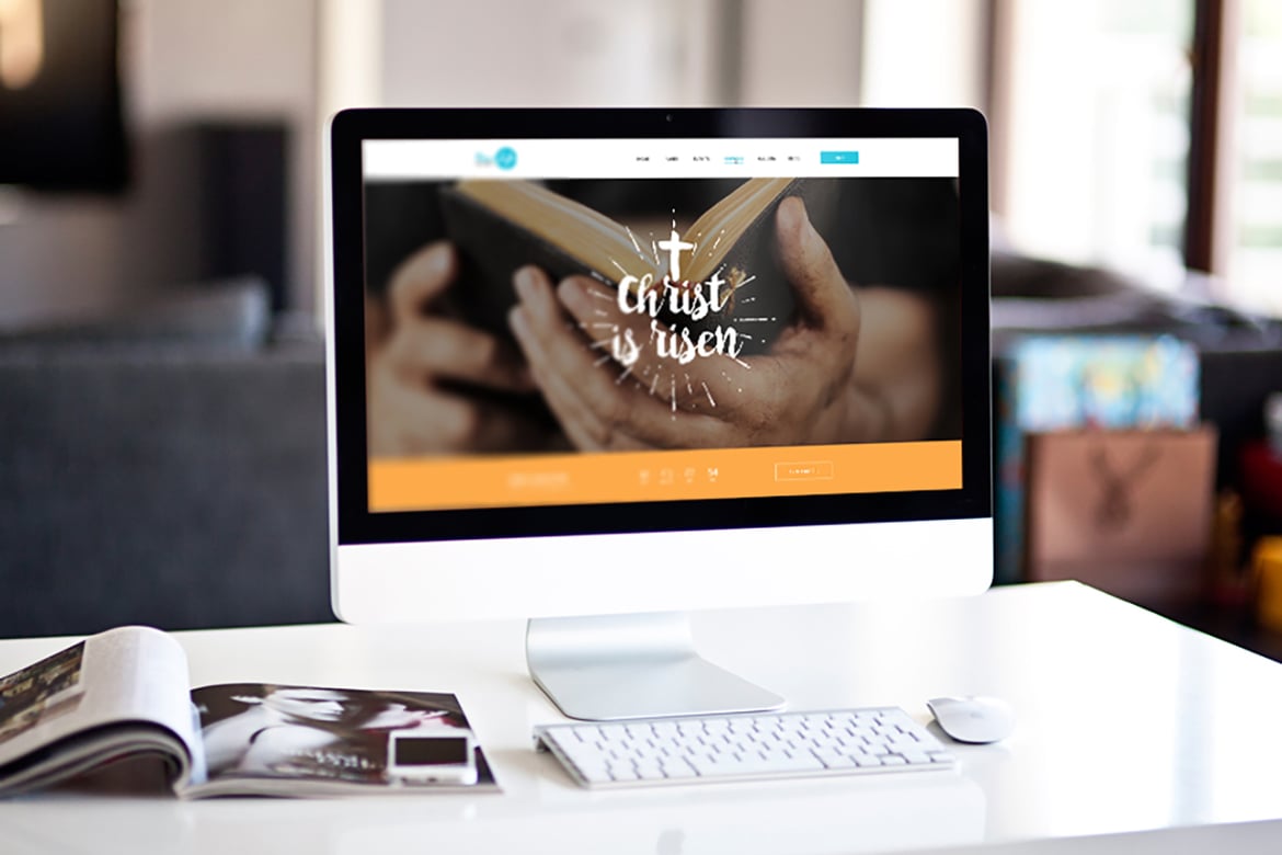 Template Website Gereja Modern: New Life