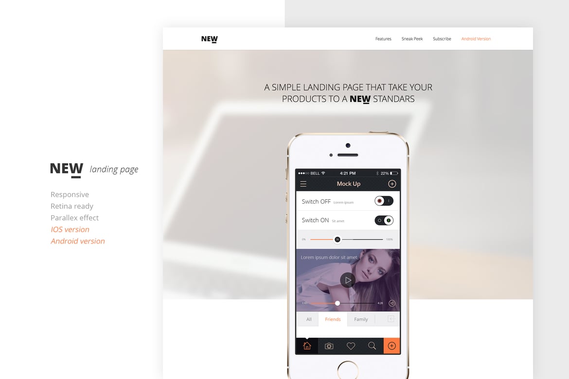 Template Web Landing Page Modern dan Responsif