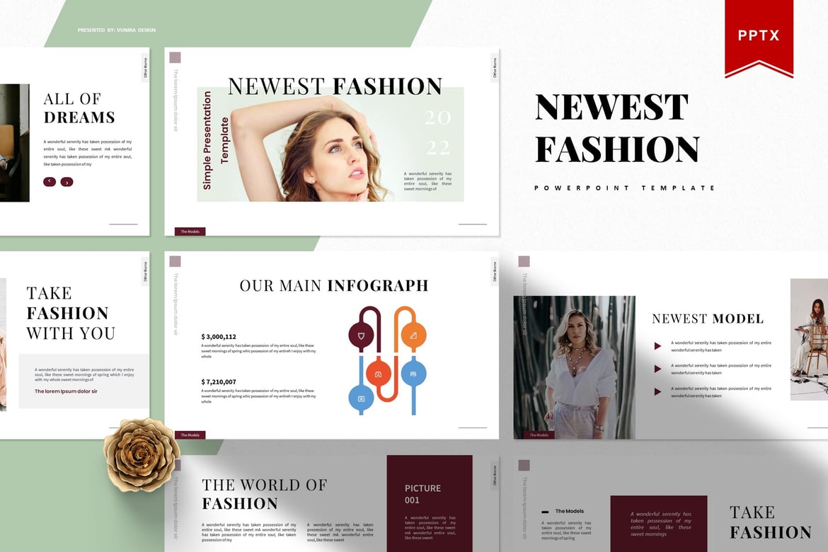 Template Presentasi Fashion Terbaru | PowerPoint yang Menarik