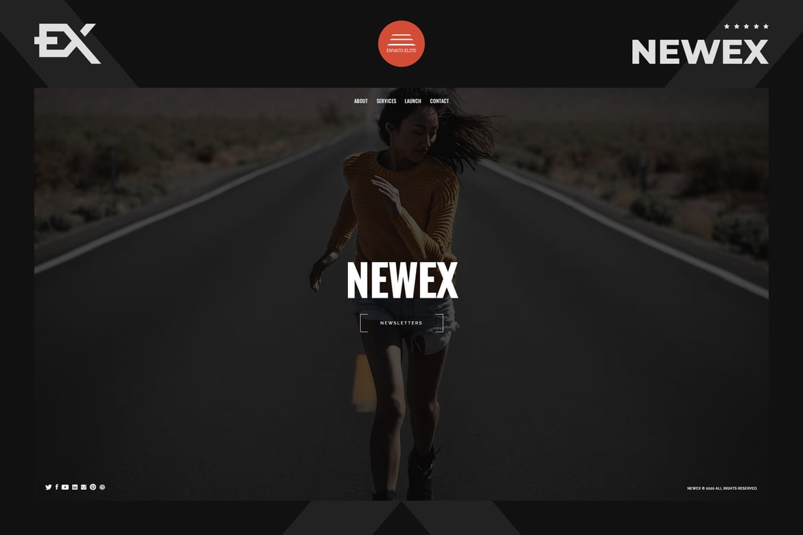 Newex - Template Website Sedang Dalam Pembangunan yang Modern