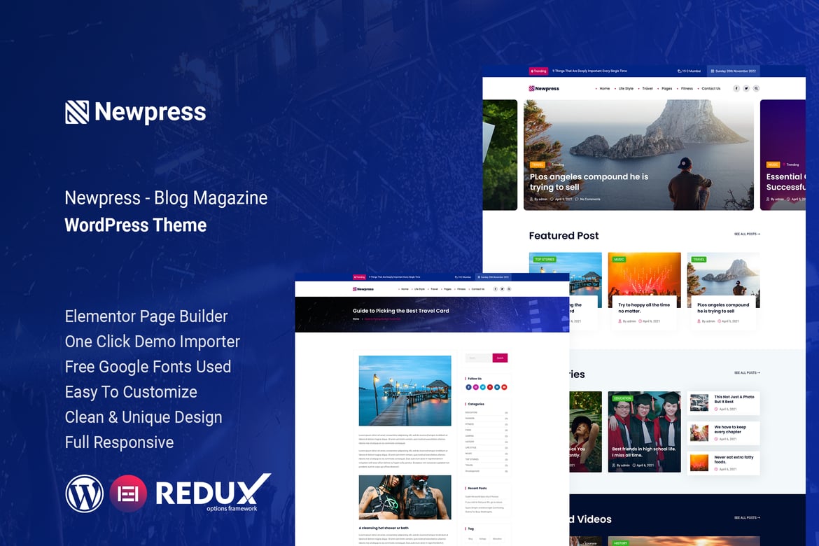 Newpress - Tema WordPress Blog dan Majalah yang Stylish