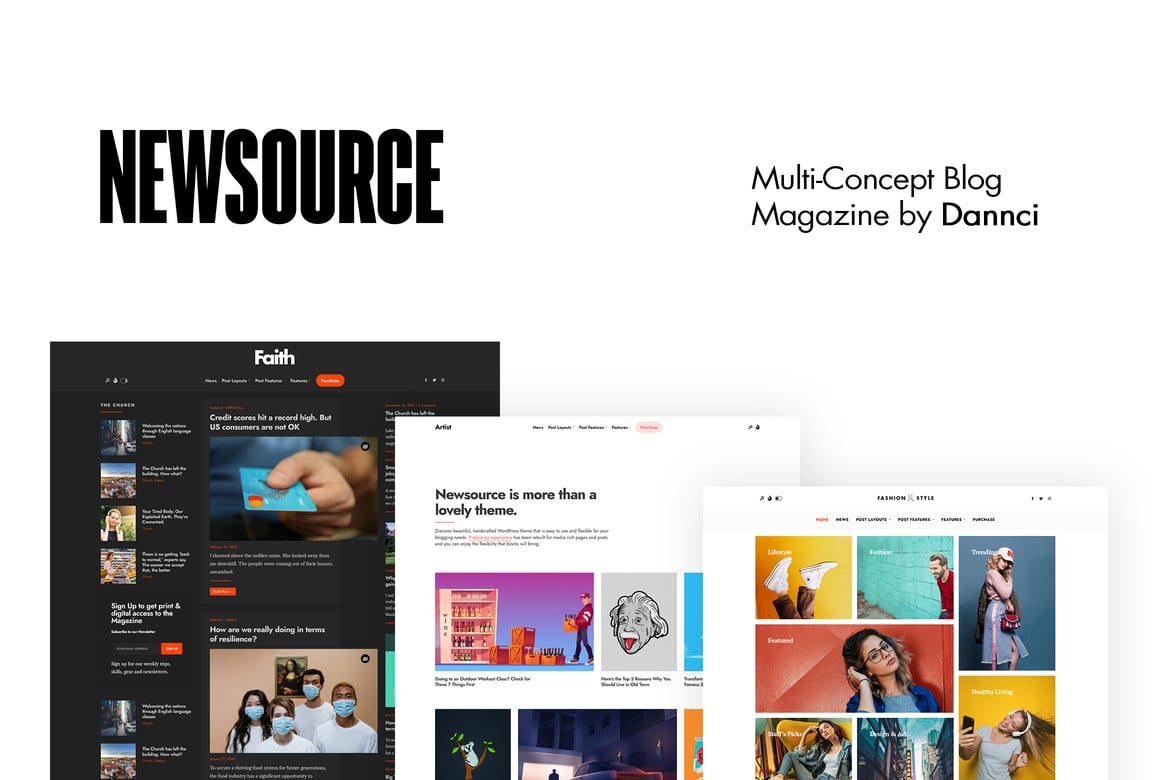 Newsource - Tema WordPress Blog dan Majalah Serbaguna yang Menarik