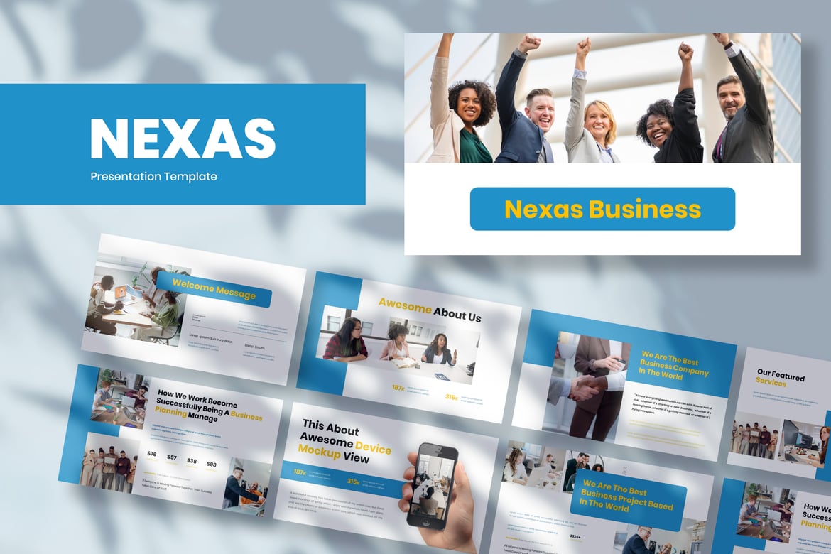 Nexas - Template Presentasi PowerPoint Profesional untuk Bisnis