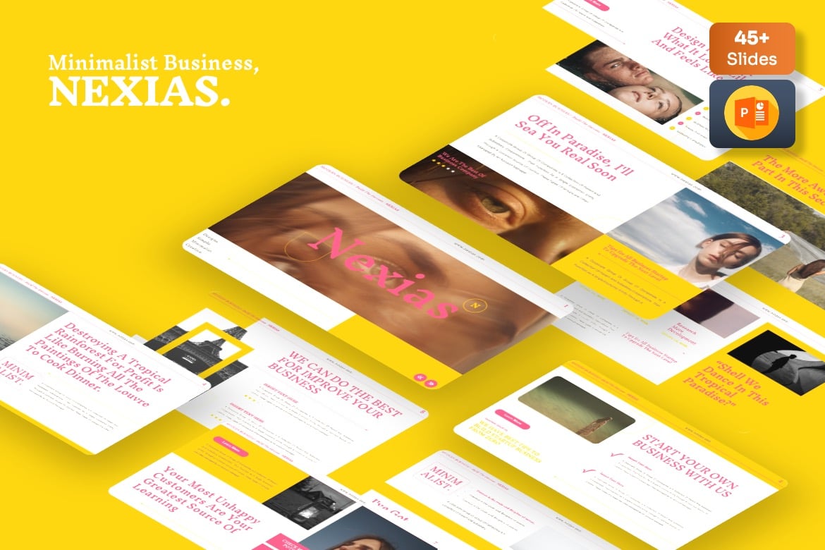 Nexias - Template Presentasi Powerpoint Modern untuk Bisnis