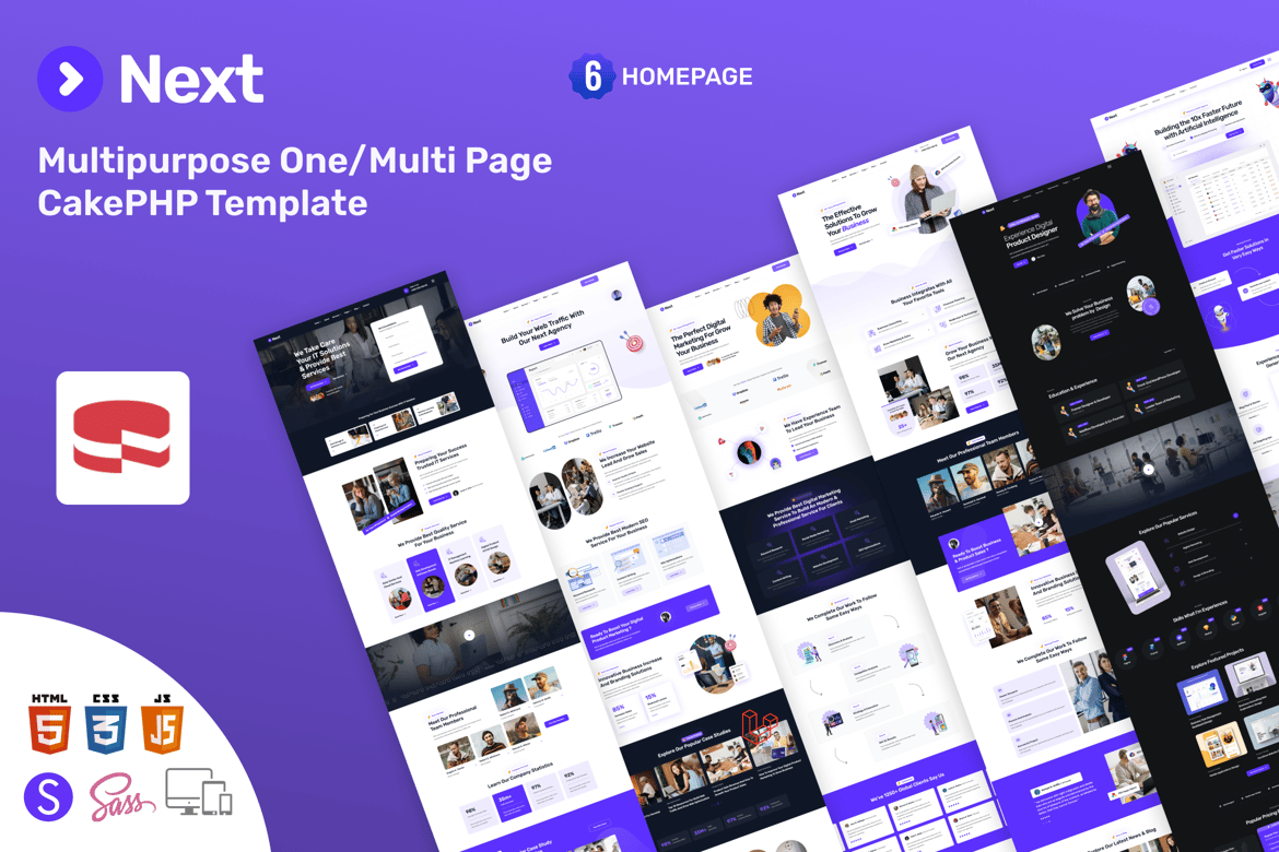 Template Website CakePHP Serbaguna - Next yang Responsif dan Kuat
