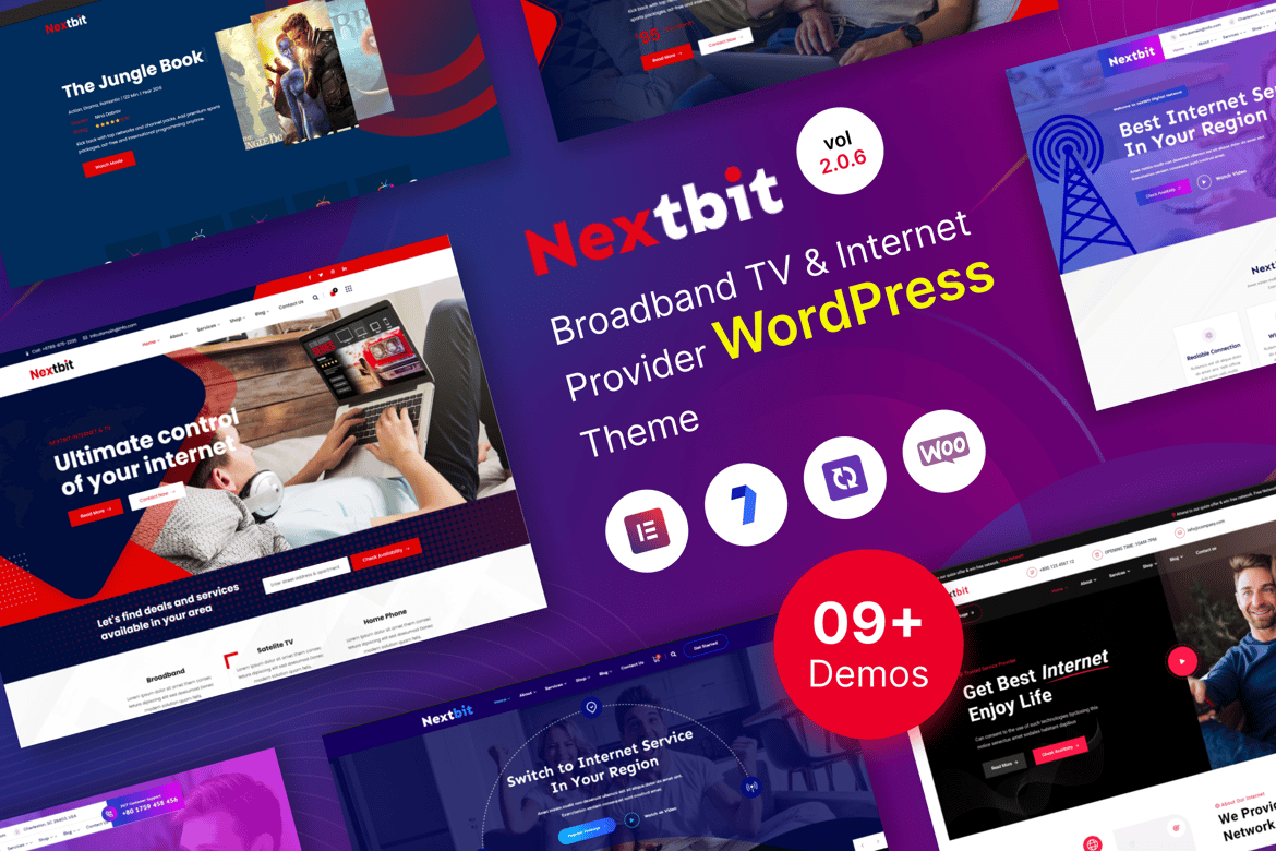 Nextbit - Tema WordPress TV & Internet Terbaik untuk Bisnis Anda