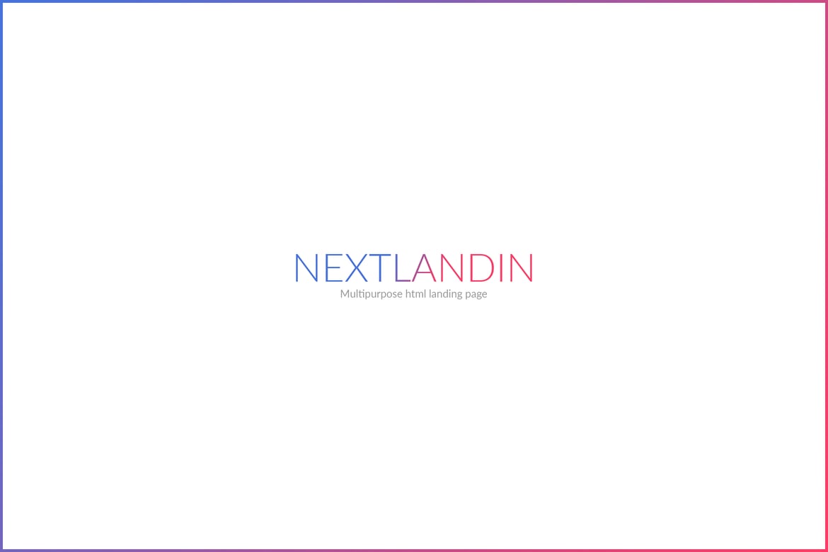 NEXTLANDIN - Template Website Landing Page Serbaguna