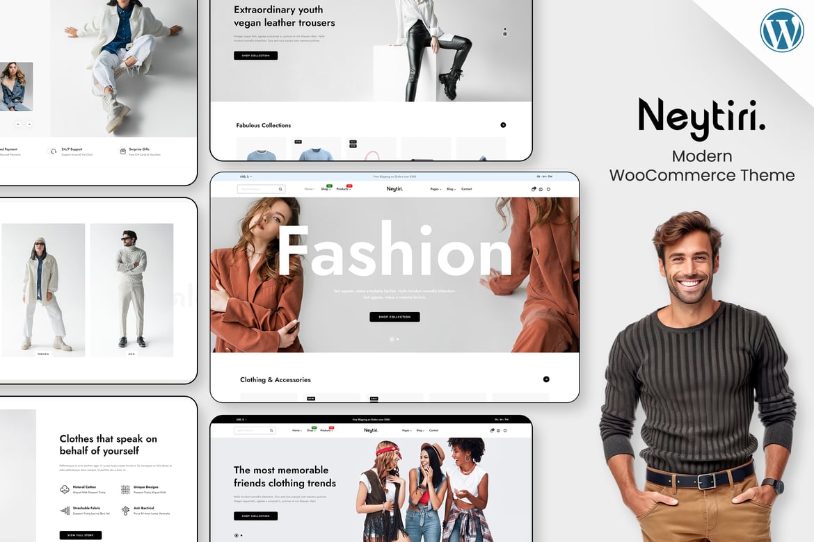 Neytiri - Tema WordPress WooCommerce Modern untuk Toko Fashion