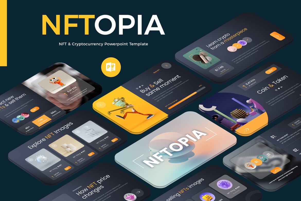 Template PowerPoint NFT & Metaverse yang Menarik dan Profesional