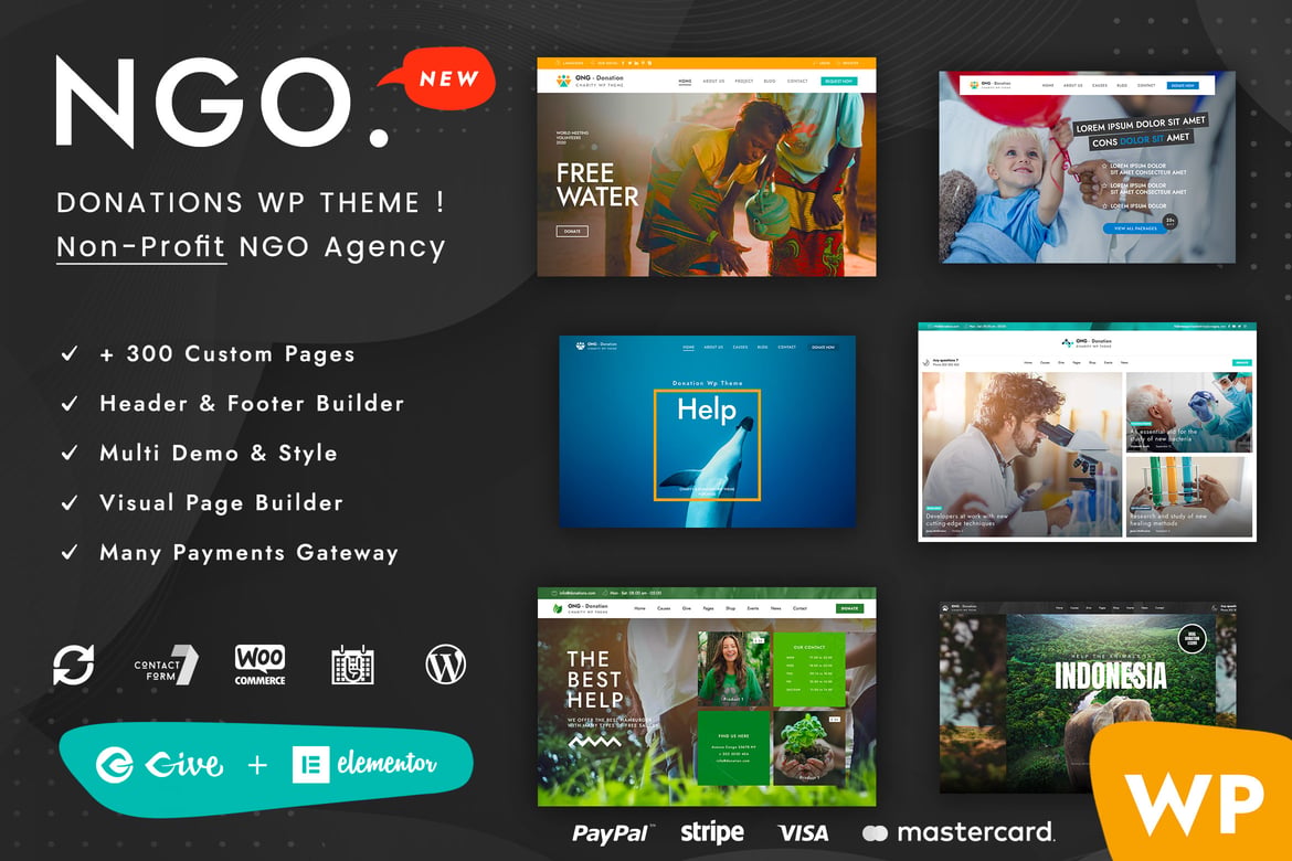 Tema WordPress NGO - Solusi Tepat untuk Organisasi Amal dan Donasi