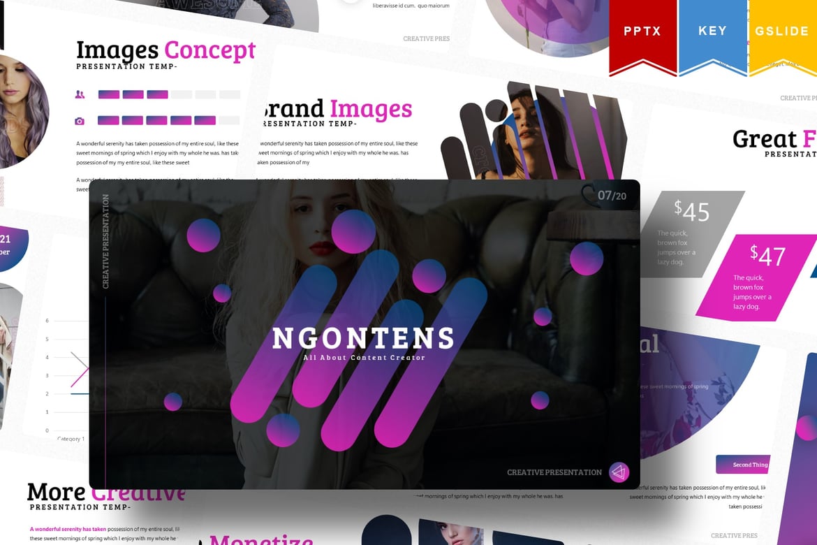 Ngontens | Template Presentasi PowerPoint, Keynote, dan Google Slide yang Menarik