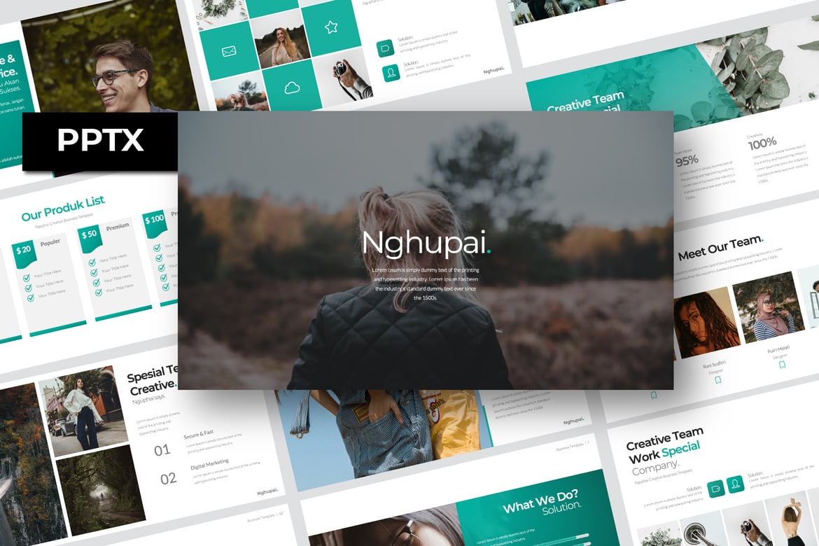 Template Powerpoint Nguphai - Solusi Kreatif untuk Presentasi Anda