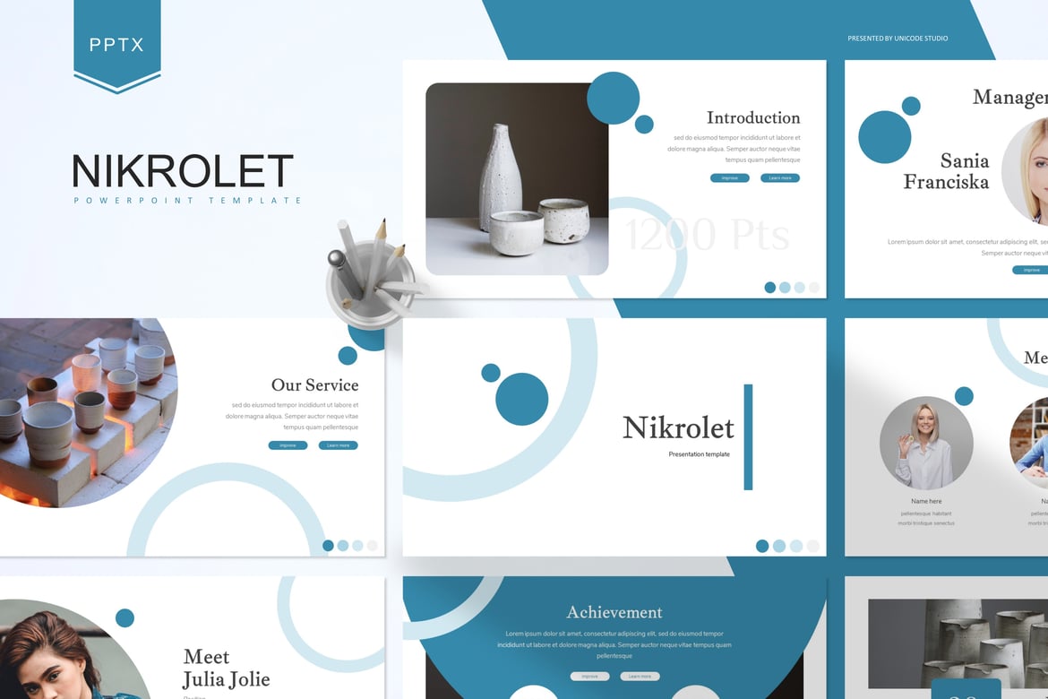Nikrolet - Template PowerPoint Modern dan Profesional
