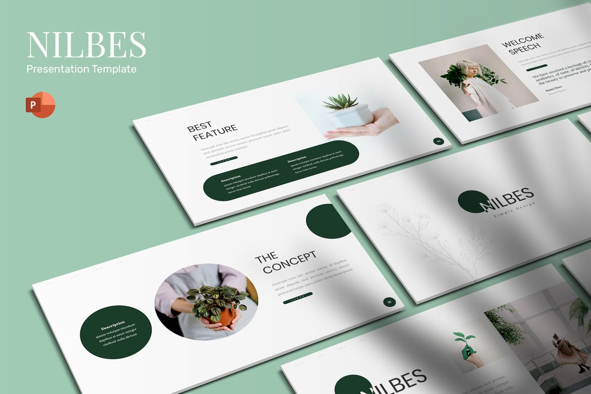 Nilbes - Template PowerPoint Profesional dan Menarik