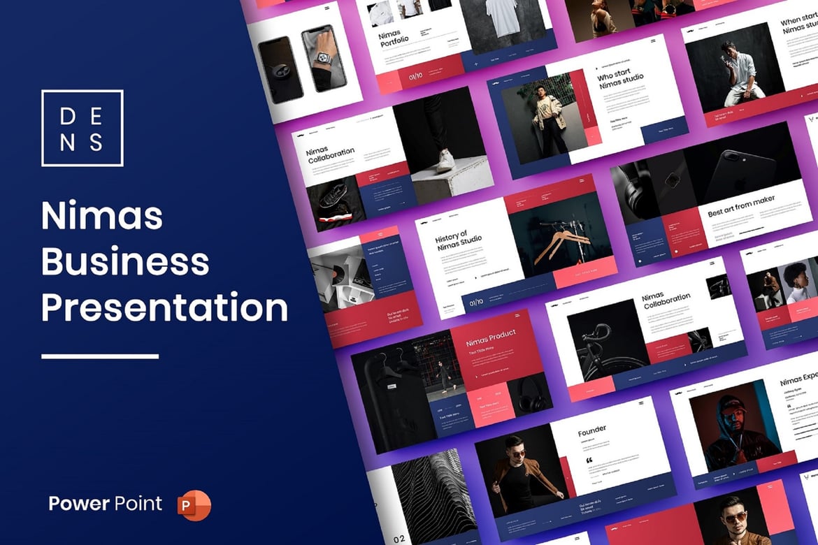 Nimas – Template PowerPoint Bisnis yang Menarik
