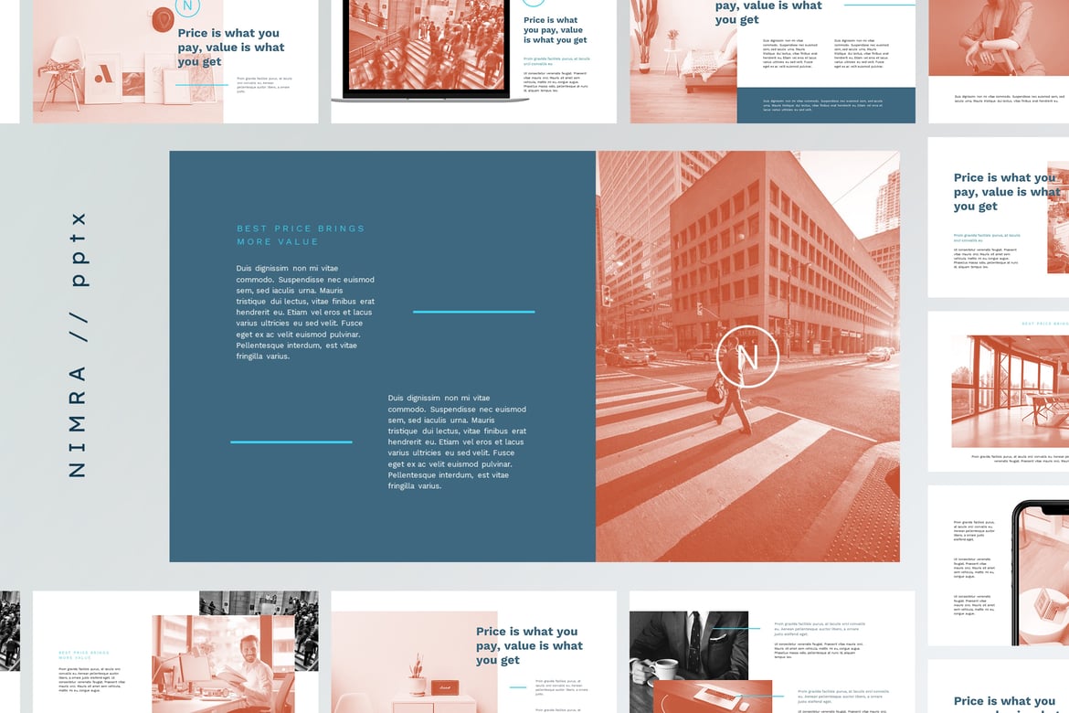 NIMRA - Template Powerpoint Kreatif dan Elegan untuk Semua Kebutuhan Presentasi