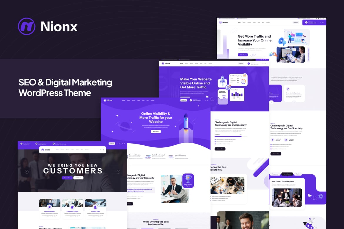Nionx - Tema WordPress Modern untuk SEO dan Pemasaran Digital