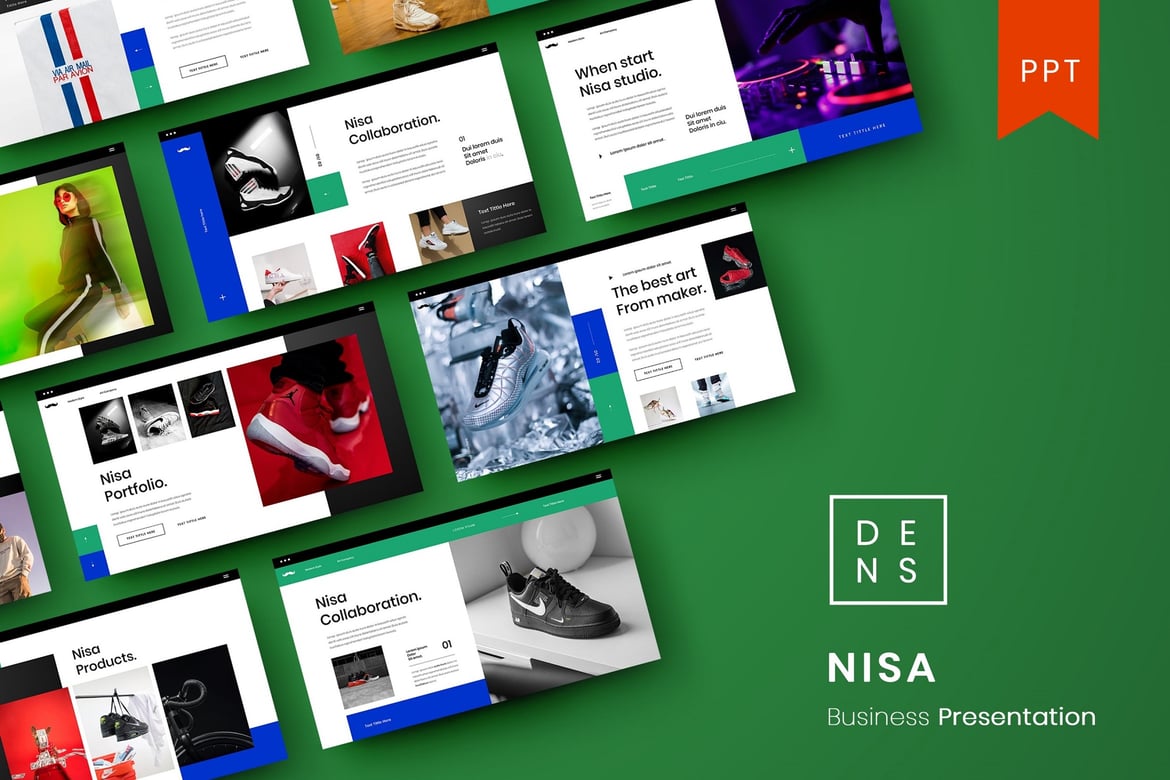Nisa – Template Presentasi PowerPoint Profesional