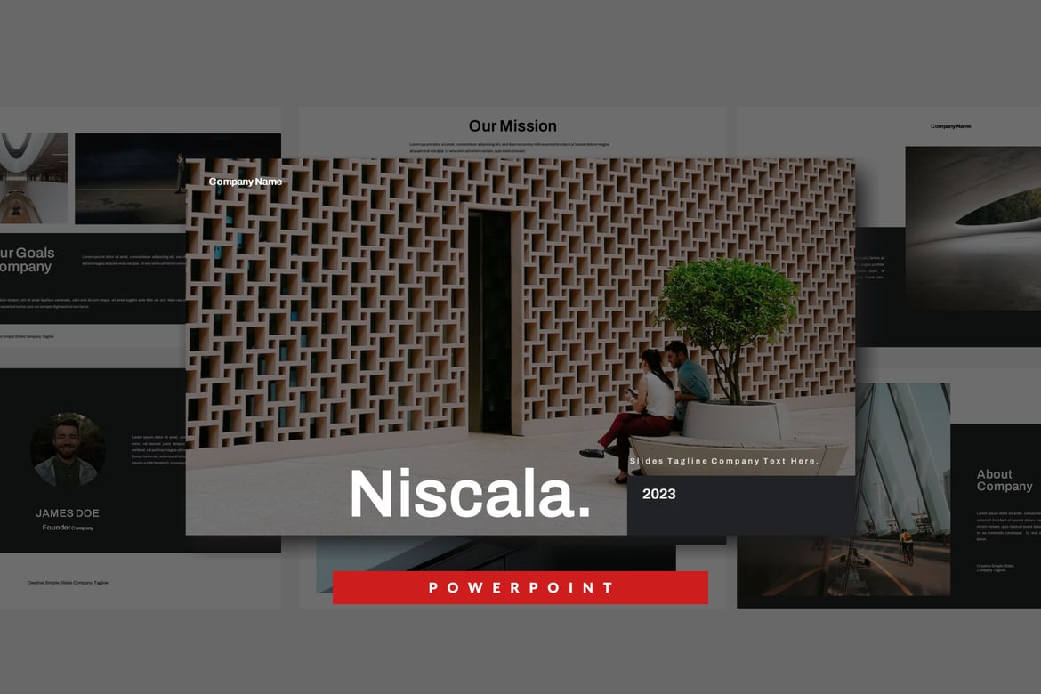 Template Presentasi PowerPoint Niscala yang Menarik