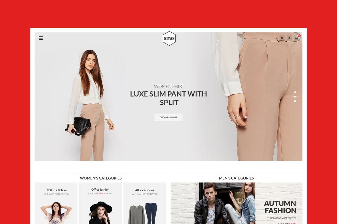 Nitan – Tema WordPress WooCommerce Fashion yang Menarik