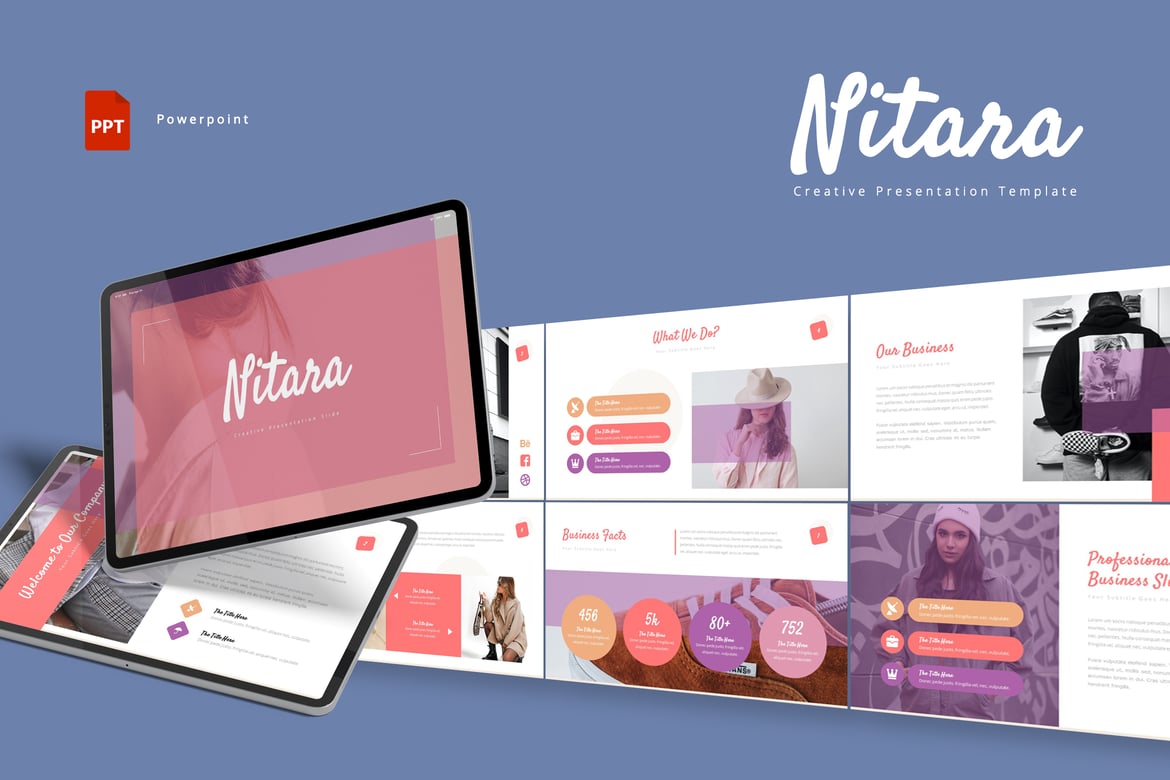Nitara - Template Presentasi PowerPoint Kreatif dan Profesional