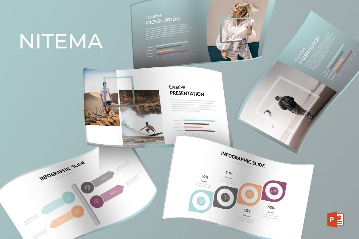 Nitema - Template PowerPoint Serbaguna yang Menarik