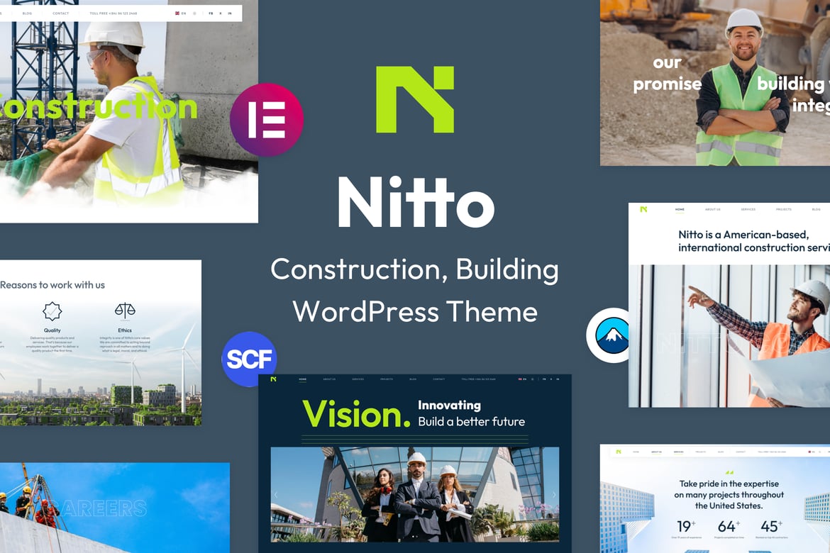 Nitto – Tema WordPress Modern untuk Perusahaan Konstruksi dan Bisnis Lainnya