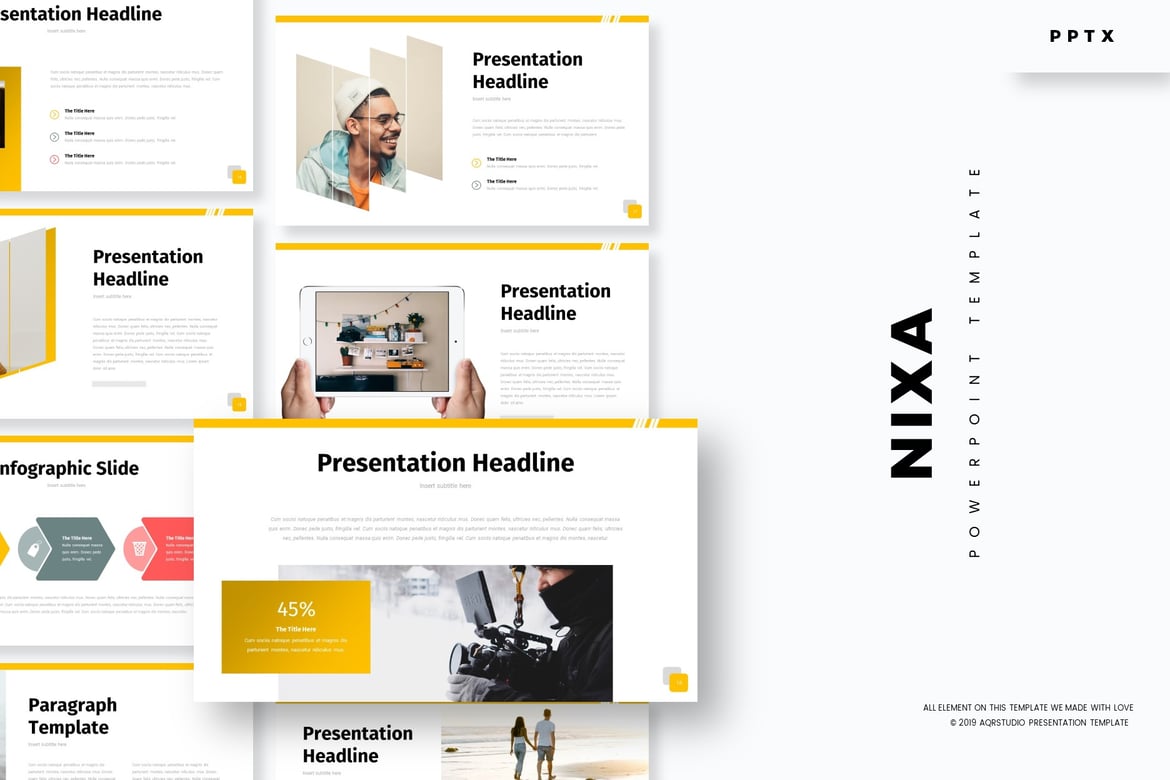 Nixa - Template Powerpoint Multifungsi yang Menarik