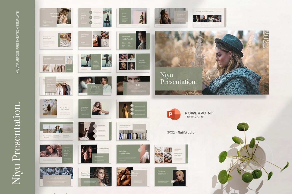 Niyu - Template PowerPoint Serbaguna untuk Presentasi Bisnis