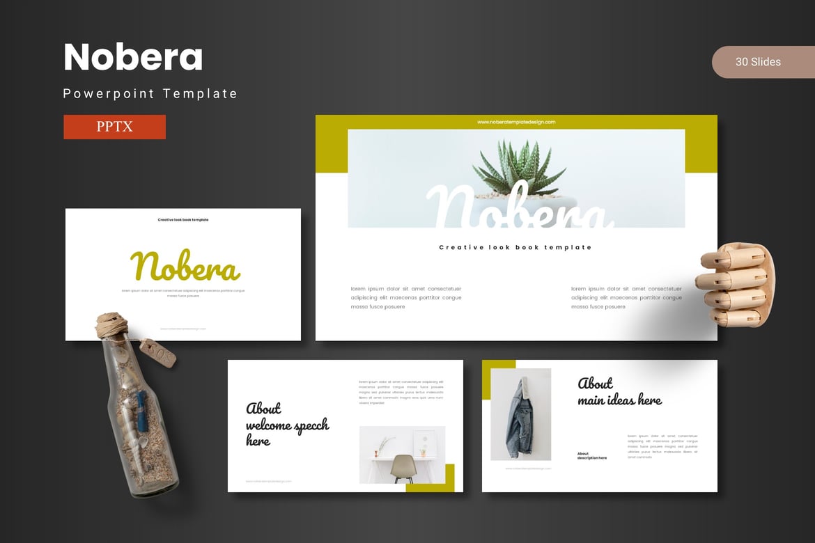 Template PowerPoint Nobera - Ciptakan Presentasi yang Menarik