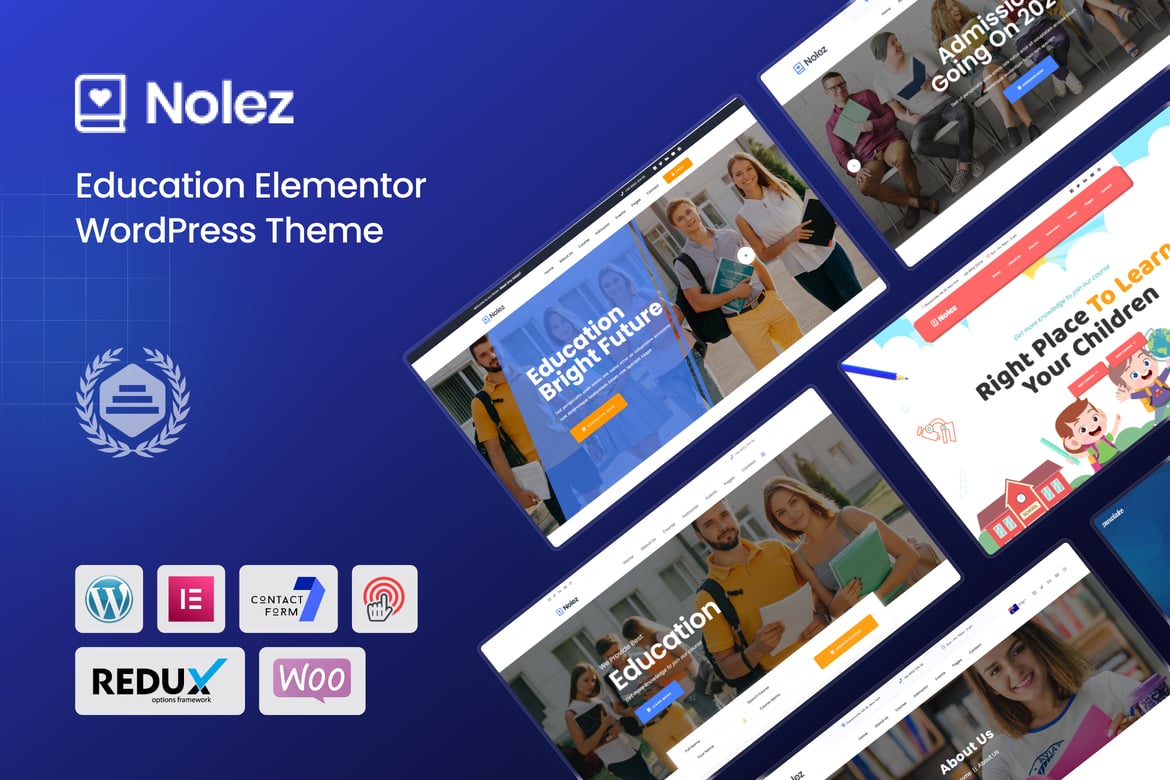 Tema WordPress Nolez - Solusi Pendidikan Modern untuk Website Anda