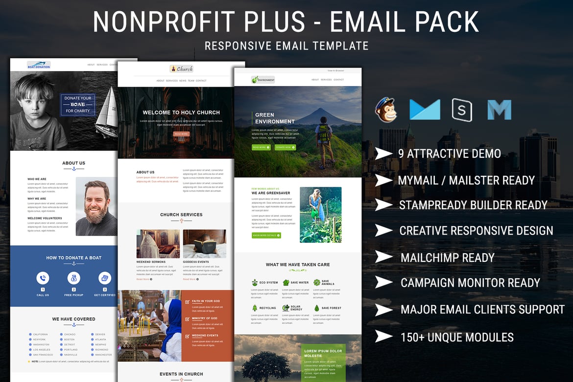Template Email Nonprofit Plus - Solusi Terbaik untuk Organisasi Amal Anda