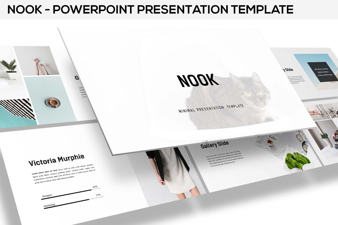 Nook - Template Powerpoint Minimalis untuk Presentasi Profesional