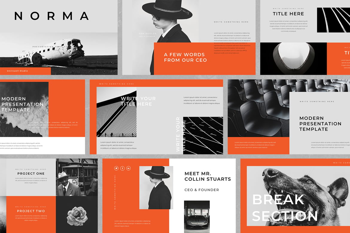 Template PowerPoint Norma: Presentasi Modern dan Profesional