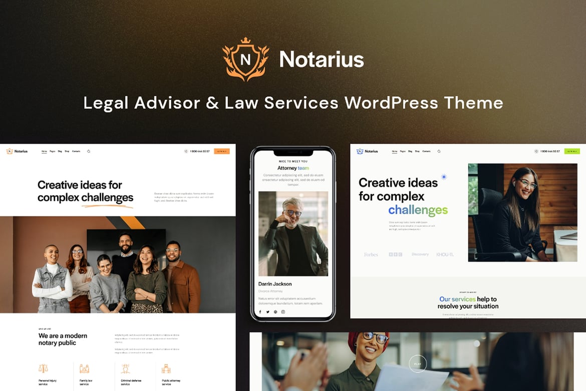 Tema WordPress Notarius: Solusi Ideal untuk Praktik Hukum Anda