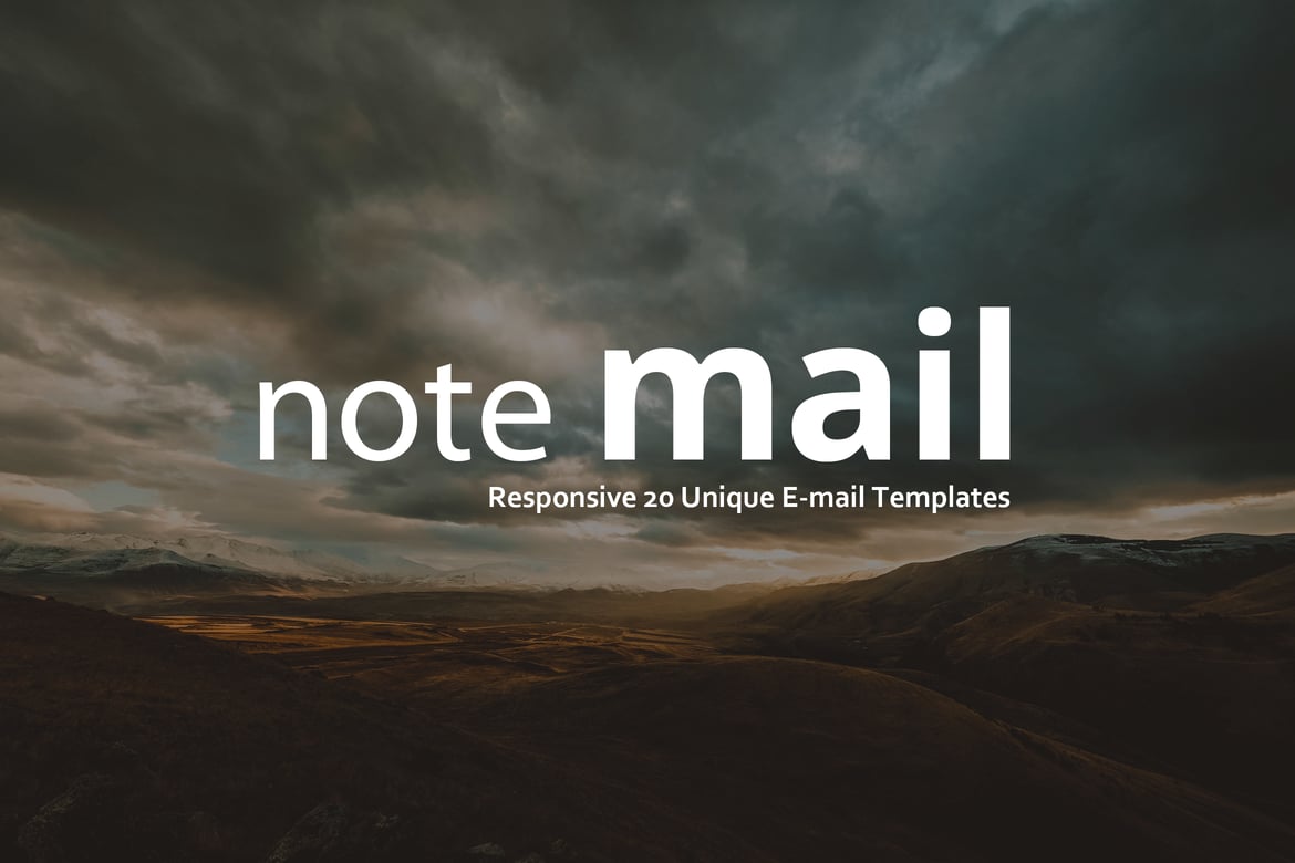 Note Mail - Set 20 Email Responsif Unik untuk Kampanye Anda