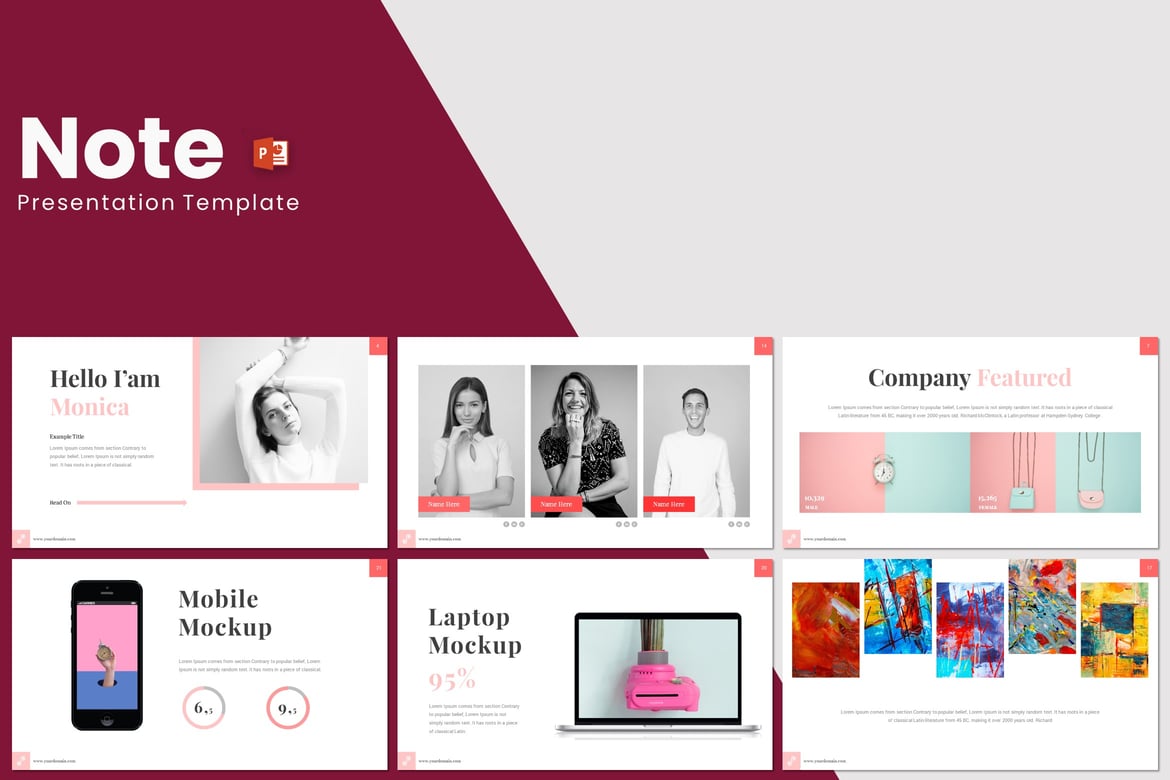 Template Presentasi PowerPoint Minimalis dan Kreatif
