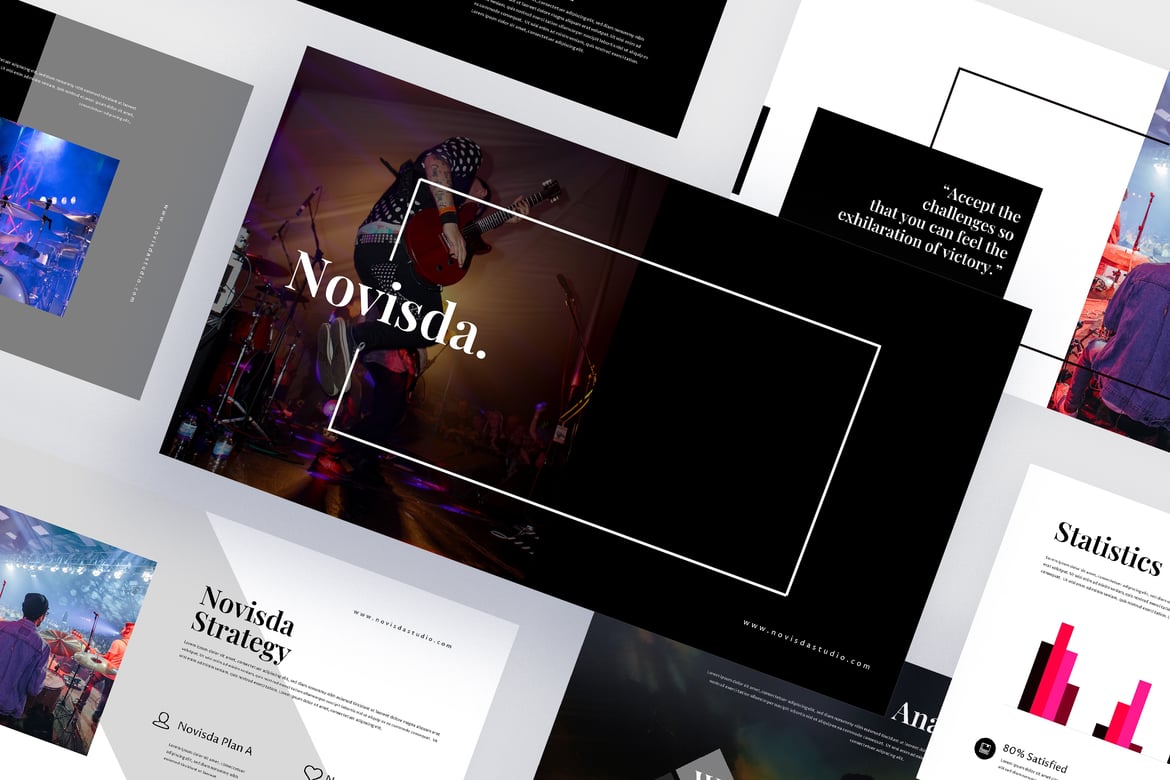 Template Powerpoint Novisda - Presentasi Berkualitas Tinggi