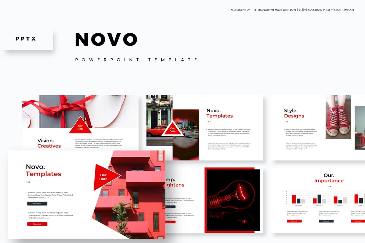 Template PowerPoint Novo - Solusi Presentasi Serbaguna