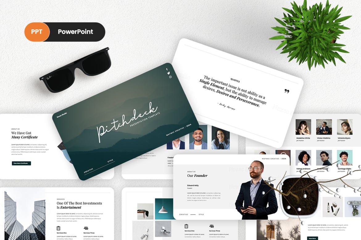 Noxes - Template PowerPoint untuk Pitch Deck yang Menarik